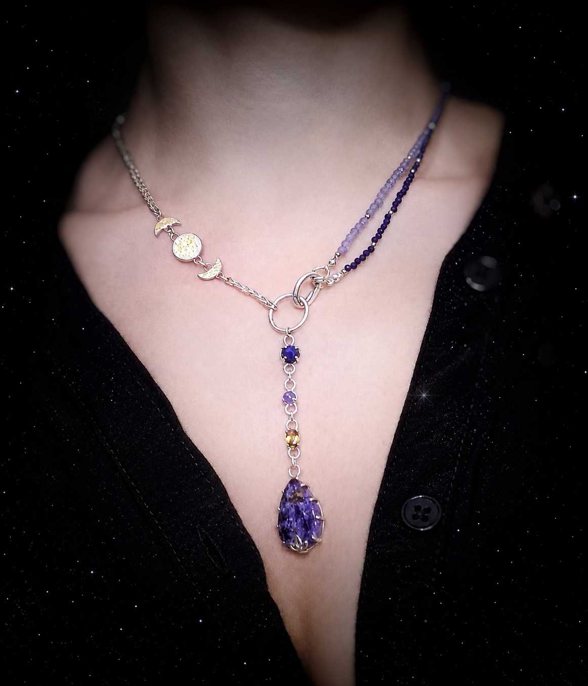 Lucid Dreaming Necklace, worn