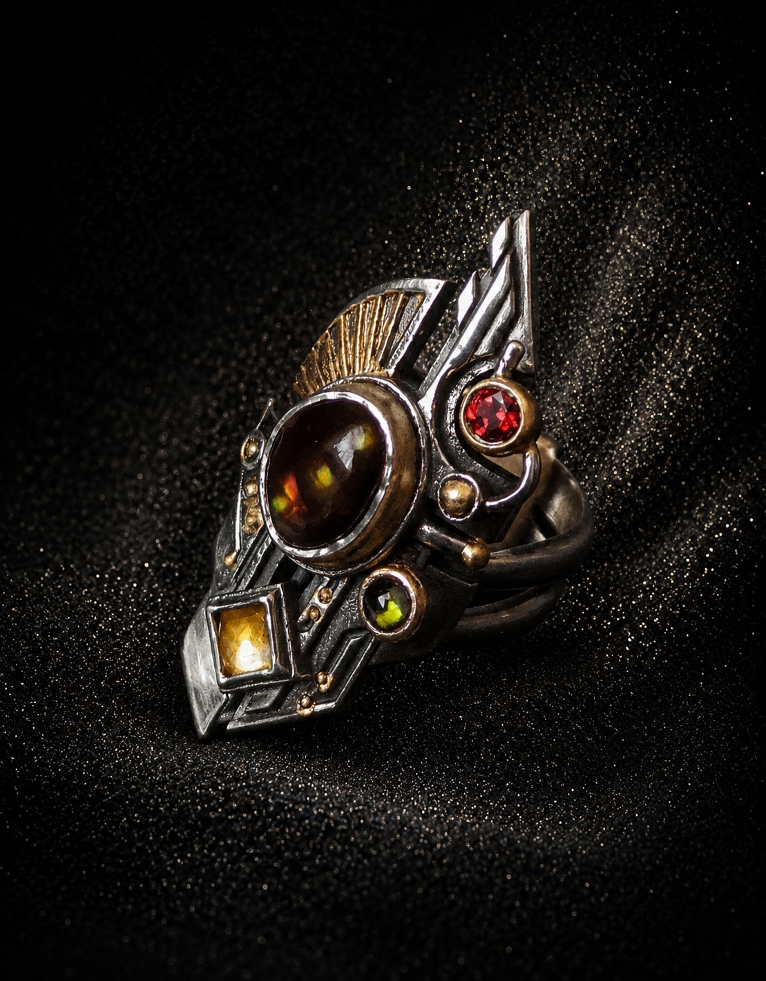 The Catalyst ring, angle view