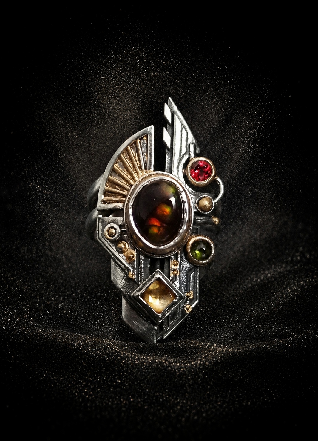 The Catalyst ring, front view