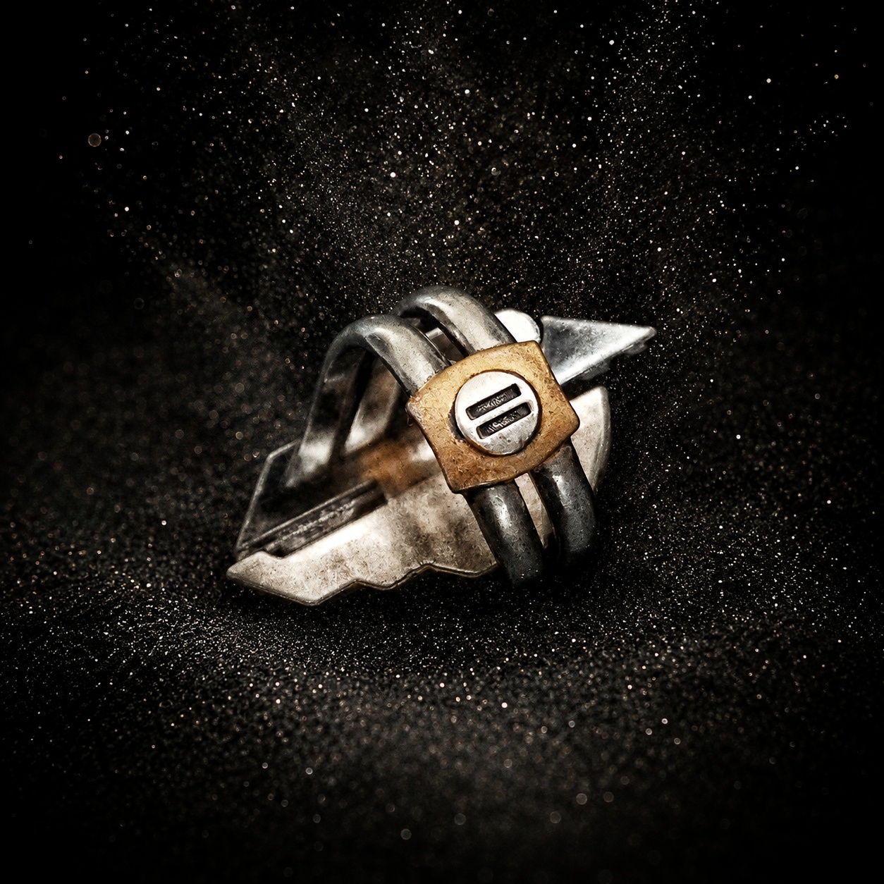 The Catalyst ring, back view