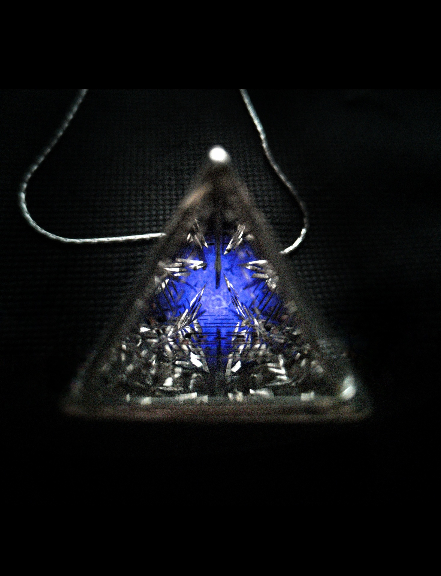 Kaleidoscope view through the pendant