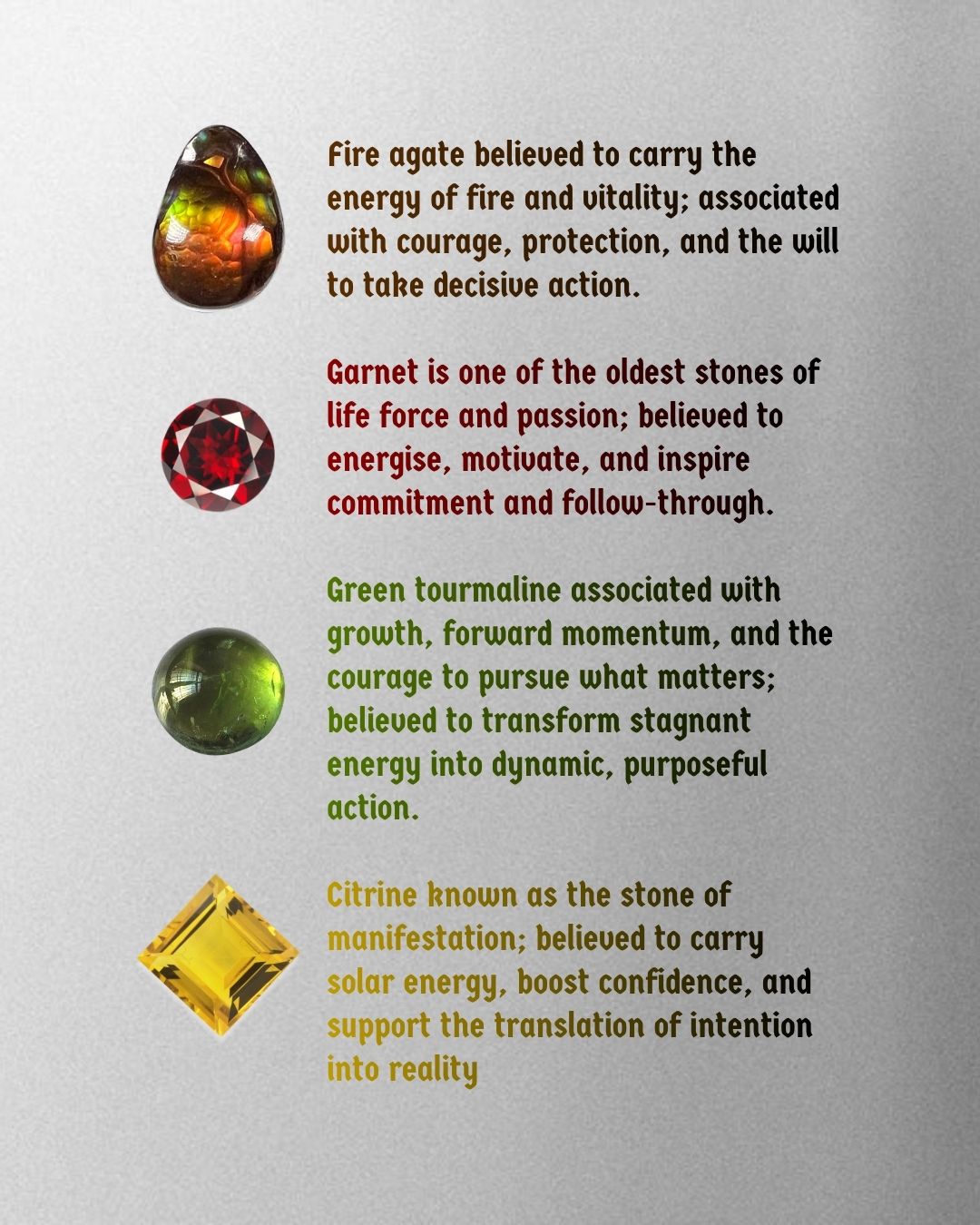 Gemstones of the Catalyst ring